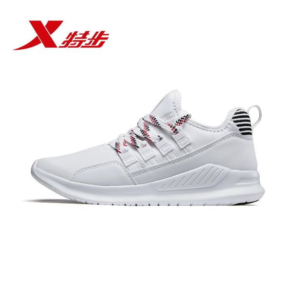 

xtep sports shoes women light weight shoe autumn winter warm casual female sneakers women walking shoes sneaker 982318329125, Black