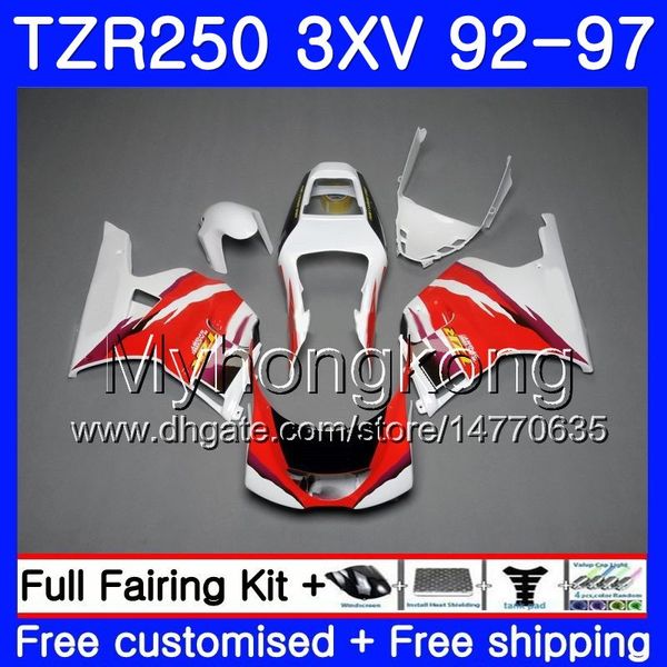 Satılık YAMAHA TZR250RR RS TZR250 kiti Beyaz 92 93 94 95 96 97 245HM.41 TZR 250 3XV YPVS TZR 250 1992 1993 1994 1995 1996 1997 Fairing