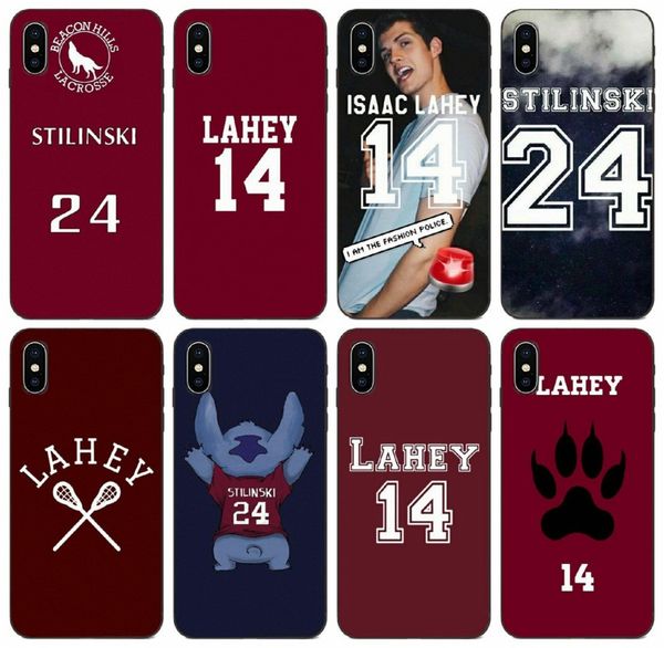 

tongtrade] teen wolf jersey lahey 14 case for iphone 11 pro x xs max 8s 8 7s 7 6 plus samsung s3 s4 s5 honor 7x redmi k20 drop proof case