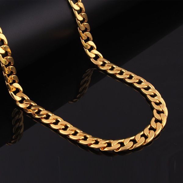 

vacuum electroplating kc hip hop necklace chain gold fashion alloy necklace punk chain fashion jewelry valentine gifts, Silver
