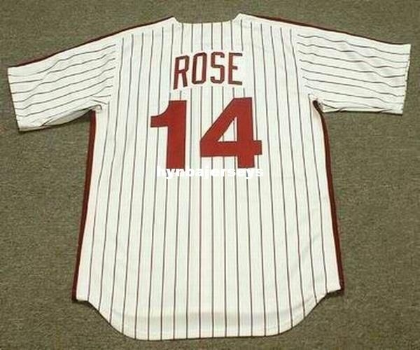 

custom pete rose philadelphia stitched 1980 throwbacks home baseball jersey retro mens jerseys shirt, Blue;black