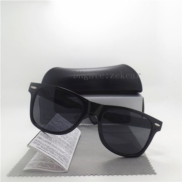 

with case box brand design sunglasses men for women brand designer 52mm big frame trend retro fashion eyewear glasses, White;black