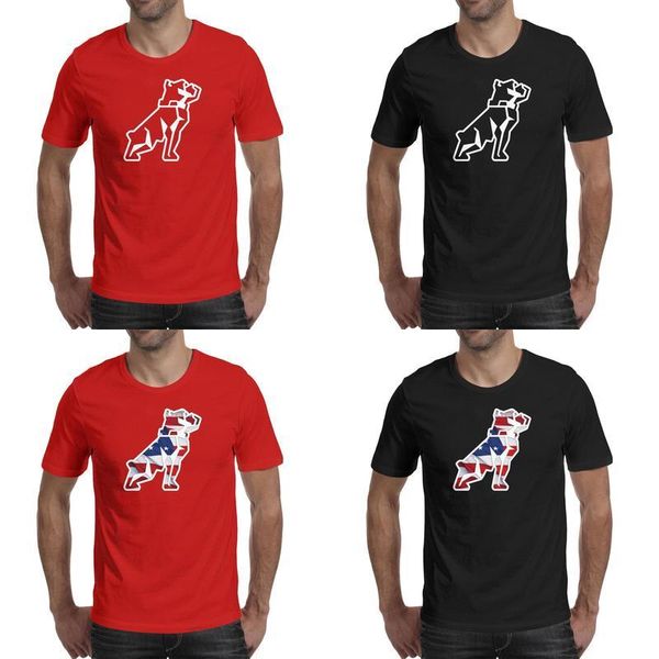 

mens mack trucks dog american car fashion t shirt design cool cotton shirts printed short sleeve tees american flag camouflage, White;black