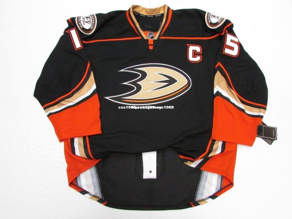 

custom ryan getzlaf anaheim ducks home edge 2.0 7287 hockey jersey stitch add any number any name mens hockey jersey xs-6xl, Black;red