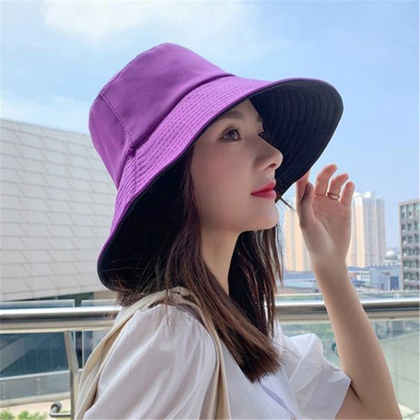 

summer fisherman's hat women's face covering korean version sun protection ultraviolet ray sun shading hat big tide fashion