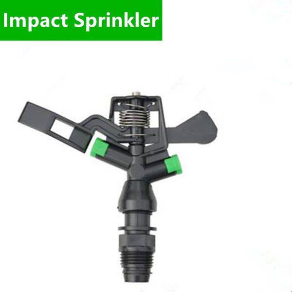 

10pcs/pack 1/2"(dn15)plastic impact sprinkler rotary rocker arm watering sprinkler for garden and lawn irrigation p103