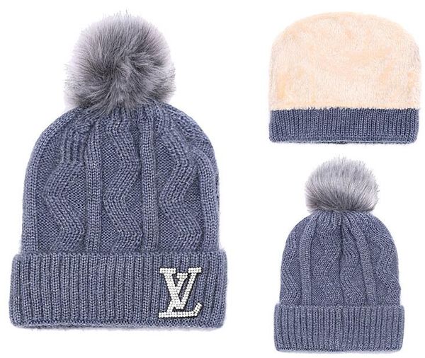 

2019 новый стиль черепа caps весна осень зима шапочка мужчины женщины gorro шерсть трикотажные шапки bonnet шапочки высокого качества теплые, Blue;gray