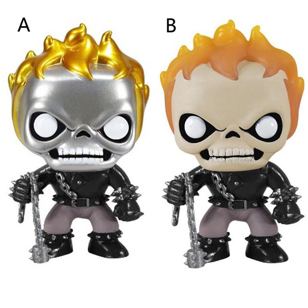 

funko pop marvel ghost rider #18 action figures toy with box collectible model toys for kids birthday gift party favor b1
