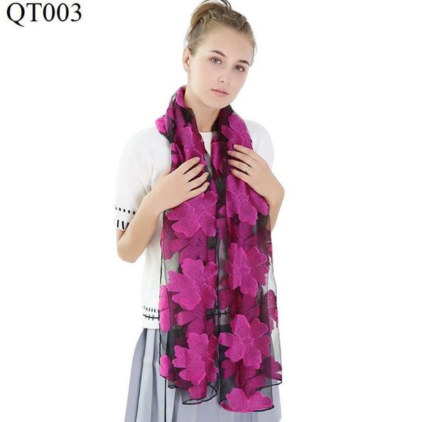 

lady warm soft chiffon scarves female designer thin shawls wedding gift echarpe ing, Blue;gray