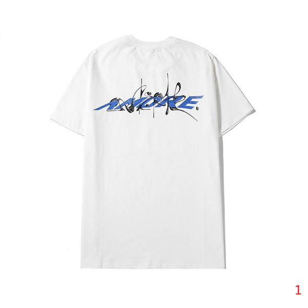 

2020 mens t shirts summer tee letters printed with embroidery short sleeve shirt for men wholesale s-2xl, White;black