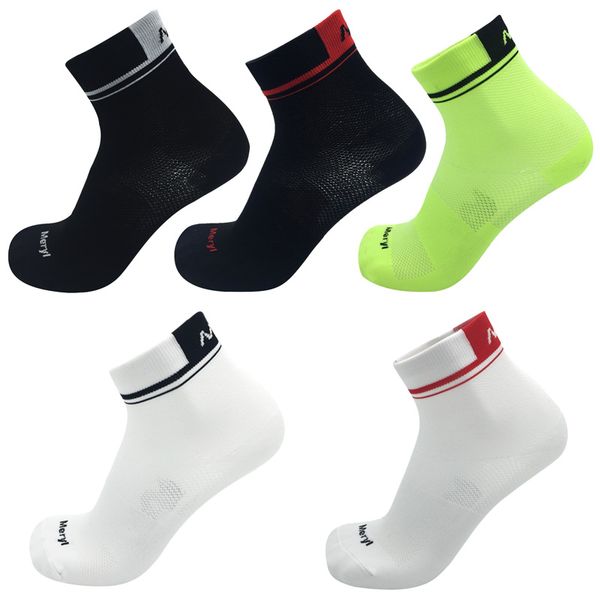 

cycling sport running socks ankle basketball bicycle climbing camping socks mtb road bike men, Black