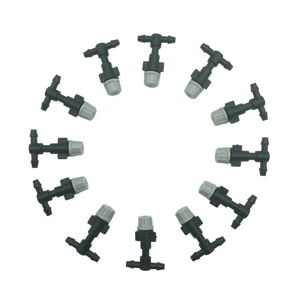 

f150 sprinkler heads nozzles +tee connector for watering irrigation lawn irrigation kits connect 4/7" hose 200pcs