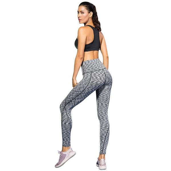 

woman high waist yoga pants quick-dry sports pants yoga leggings workout with light blue s, White;black