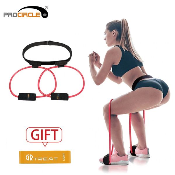 

fitness women booty butt band resistance bands adjustable waist belt pedal exerciser for glutes muscle workout bag