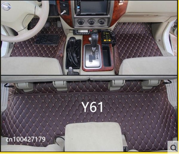 

special floor mats for y61 5 seats 2010-1997 waterproof rugs carpets for 2007,ing