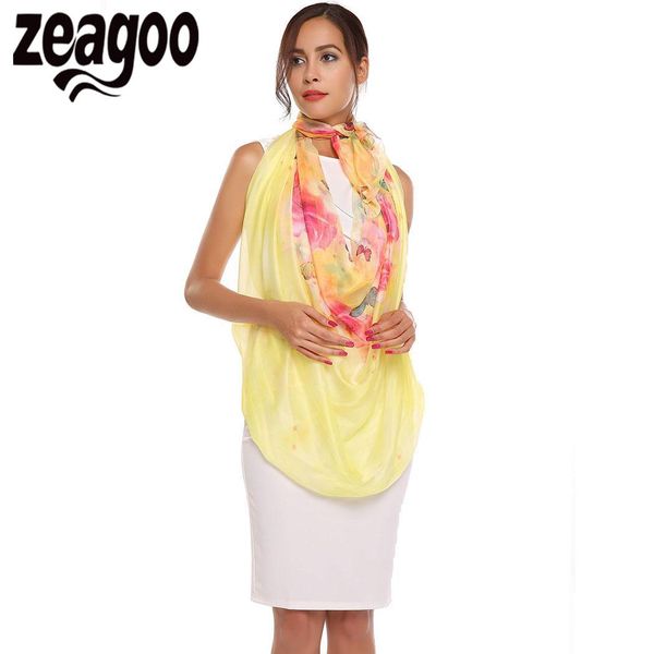 

women retro hair large fashion chiffon scarf feeling style satin square, Blue;gray