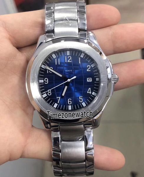 

new 40mm sport aquanaut 5167/1a-001 5168g-001 blue dial 5167 automatic mens watch stainless steel bracelet gents watches timezonewatch, Slivery;brown