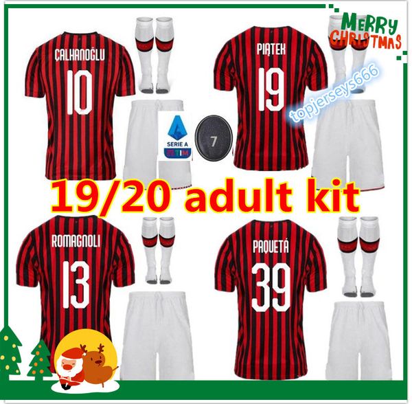 

2020 milan occer jer ey kit 18 19 20 u o romagnoli football hirt kit higuain paqueta borini piatek cutrone cami a calhanoglu