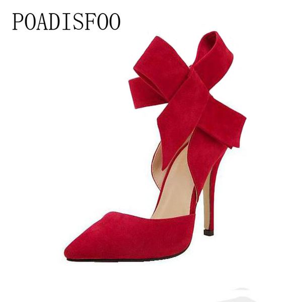 

new pointed high heels female fine with single shoe shallow mouth bow women shoes nightclub .zl-621, Black