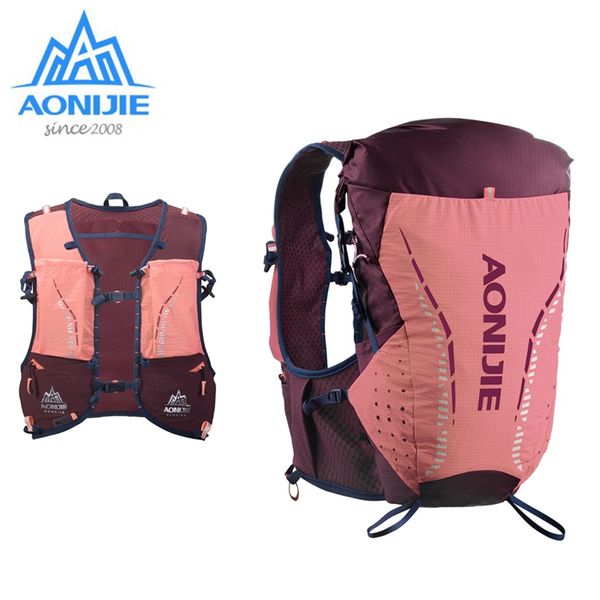 

aonijie ultralight hydration backpack 18l outdoor cycling vest sports pack portable bag for camping hiking trailing running