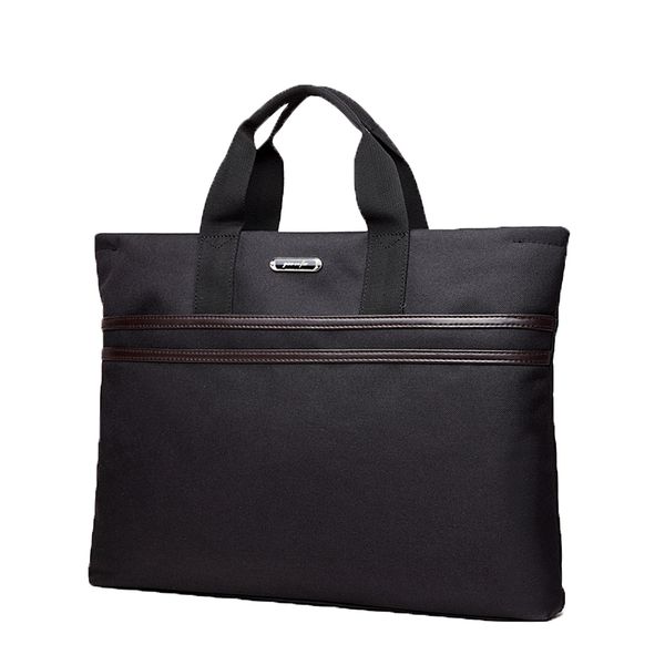 

2019 new arrival large-capacity 14" lapbag simple style men briefcase bag waterproof travel office handbag
