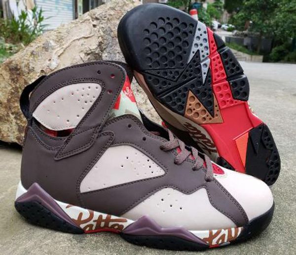 

patta x 7 og sp mens basketball shoes 3m reflective cardinal 7s ray allen sports athletic sneakers