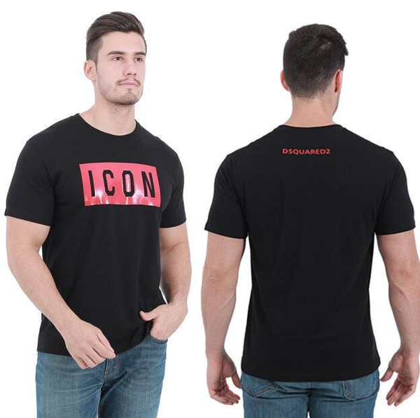 

2020 new quality mens shirt t-shirts print tees short sleeve m-3xl clothes t shirt3fd3#, Black;red