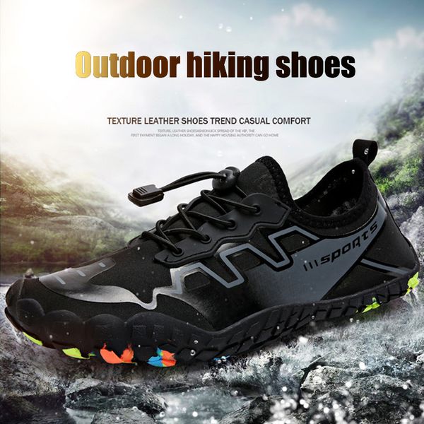 

мужская водная обувь спортивная аква босиком быстросохнущая дышащая нескользящая для наружного катания на лодках пляж fh99