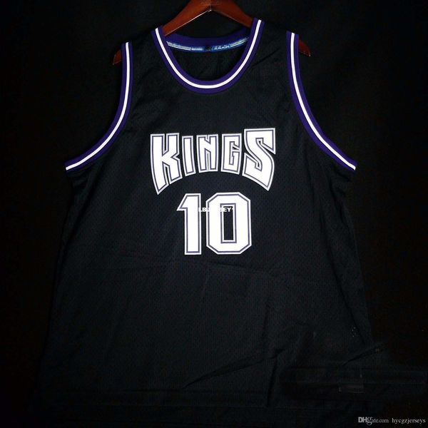 

100% stitched mike bibby #10 soul vest hwc sewn jersey mens vest size xs-6xl stitched basketball jerseys ncaa, Black;blue