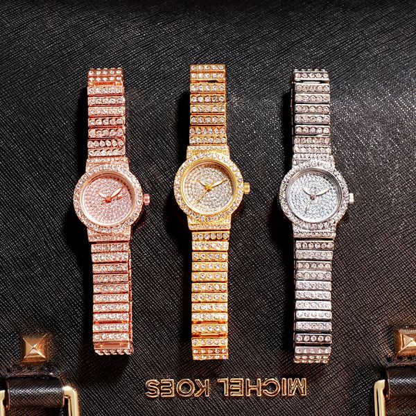 

simple womens bracelets wrist watches fashion starry diamond ladies dresses quartz clock stainless steel waterproof watch montre, Slivery;brown