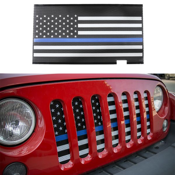 Car Flat Insect Mesh Proof Net Blue Intersected Trim America For Jeep Wrangler Jk 2007 2017 Car Interior Accessories Blue Car Accessories Interior Buy