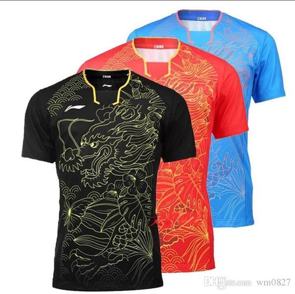 

новый li-ning мужчин бадминтон носить рубашки одежды rio olympics, polyeater дышащий настольный теннис спортивный трикотаж и шорты влаге абс, White;black