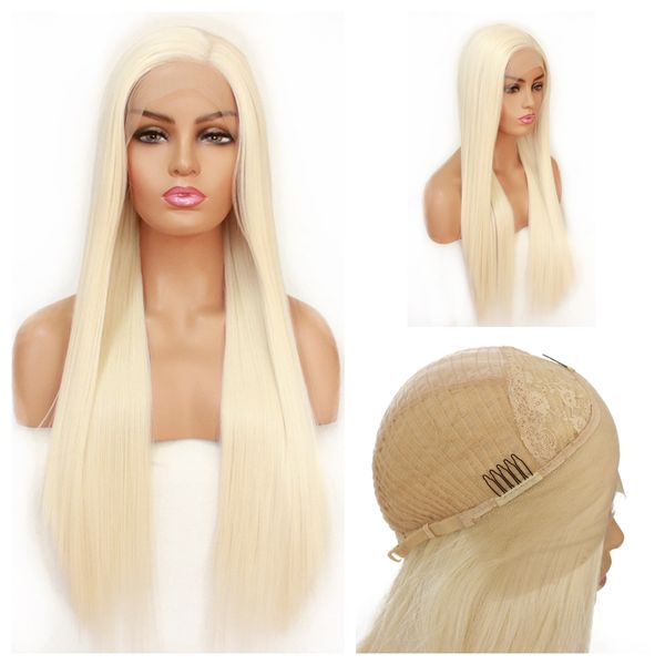 

women synthetic lace front wigs long straight 14''-26'' 13*3.5 180 density heat resistant lace front wigs, Black
