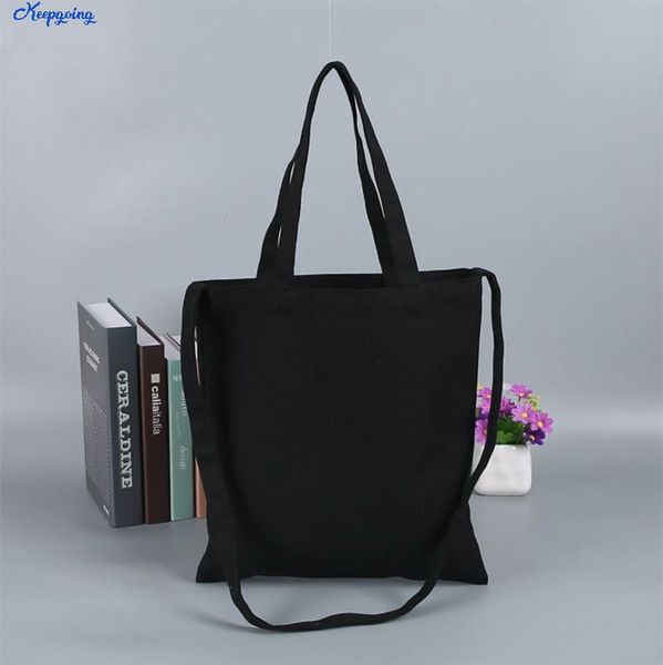 

30pcs custom canvas cotton fabric tote bag women men foldable grocery shopping bag reusable eco-friendly supermarket travel