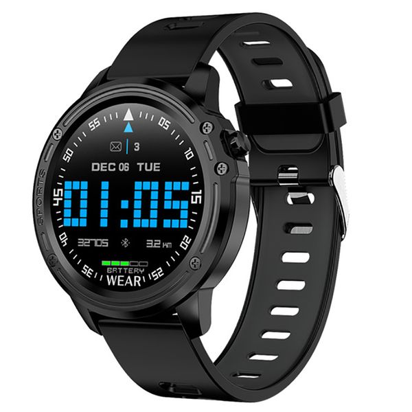 

l8 smart watch men ip68 waterproof mode smart watch with ecg ppg blood pressure heart rate sports fitness watches, Slivery;brown