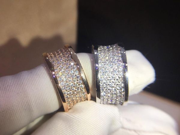 

fahmi small waist full diamond ring pseudo gold plated 18k gold couple ring full diamond 2 color size 6 7 8 9 ing, Silver