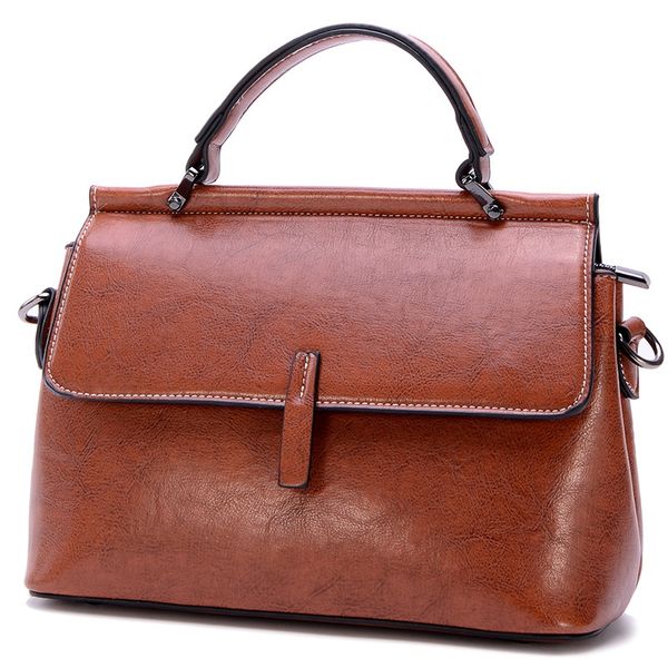 

women's vegan leather handbags faux leather satchel handle shoulder bags briefcases with removable shoulder strap brown