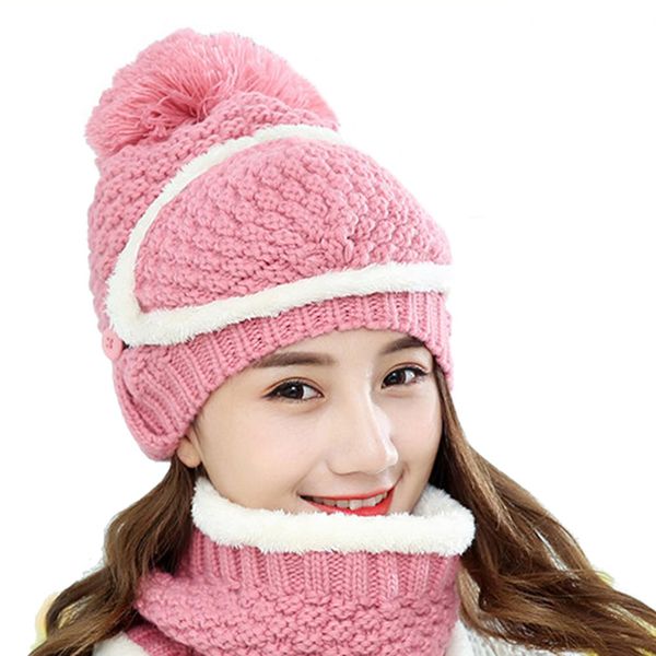 

winter hats for women casual solid knit beanie warm gril size skullies beanies new, Blue;gray