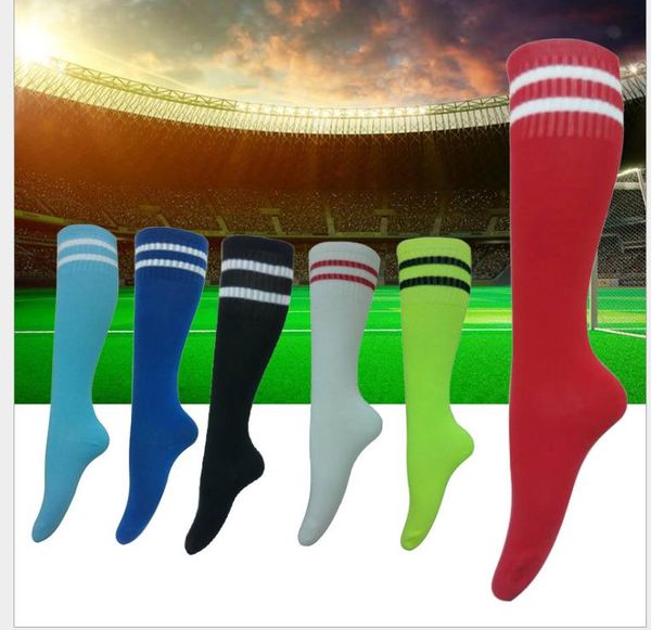 

children's clothing parallel bars football socks thin section non-slip football socks multi-color optional sports socks, Black