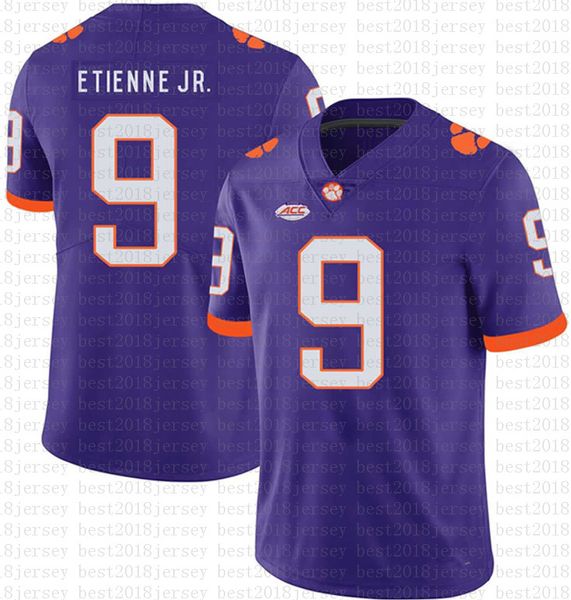

joe burrow lsu tigers jersey clemson 16 trevor lawrence 9 travis etienne jr. ncaa football jerseys embroidery tom brady mens, Black