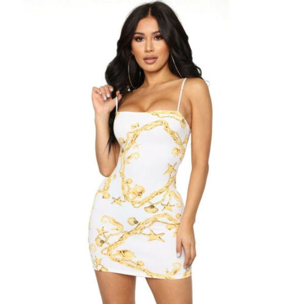 

fashion women bandage backless bodycon dress print strap sleeveless stretchy package hip casual mini dress, Black;gray