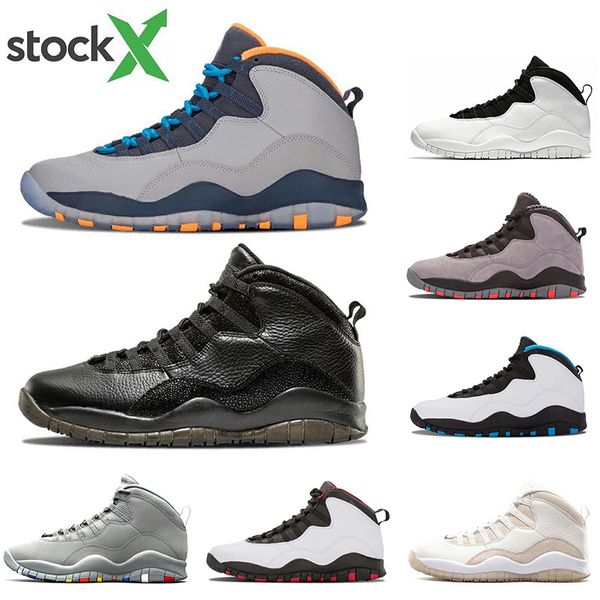 

new designer mens basketball shoes 10 seattle cement 10s mens shoes cool grey i'm back chicage powder blue trainers sports sneaker 40-4