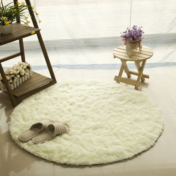 

16 colors home beige carpets round thicken soft rugs for living room kilim aera rugs kids bedroom yoga mats floor doormats