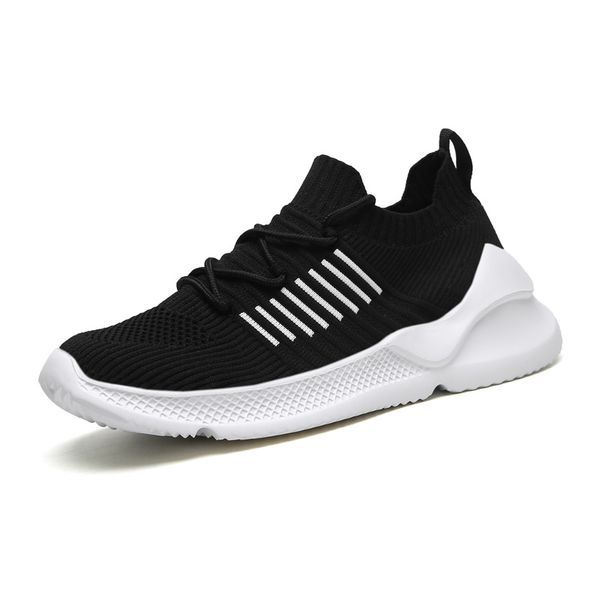 

men breathable socks running shoes black white red khaki fashion mens trainer men athletic sports sneaker size 39-44 style 2
