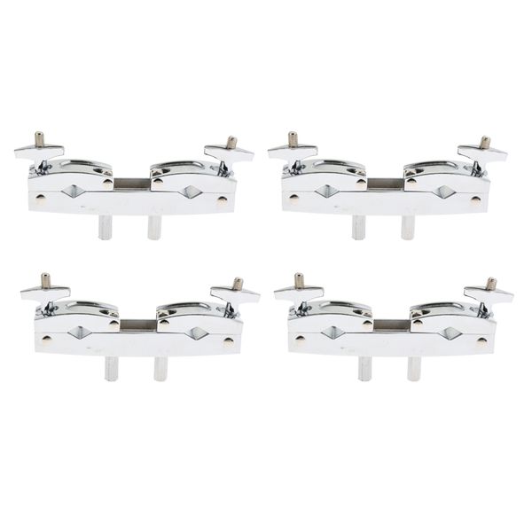

4pieces adjustable alloy drum cymbal clamp mount percussion instrument parts