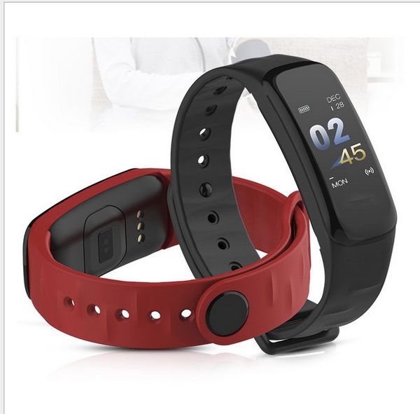 

C1 plu mart bracelet band bluetooth watch c1plu blood pre ure oxygen heart rate monitor port band 0 96 inch color large creen dhl