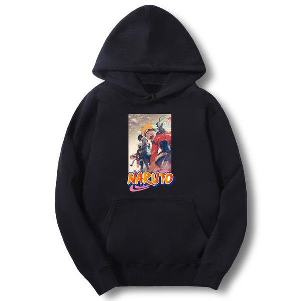 

anime men's hoody seventh squad mens sweatshirt harajuku fashion hoodie leisure pullover japanese streetwear hoodies, Black