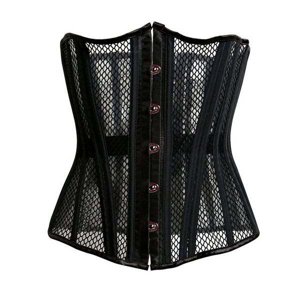 

women slimming breathable waist trainer corsets underbust corsets and bustiers waist cincher corset shaper, Black;white