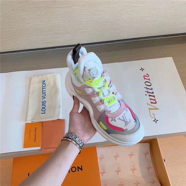 

luxury design flat women's shoes casual boots platform sneakers women spring thick bottom daddy shoes casual breathing shoes 35-40 a55, Black