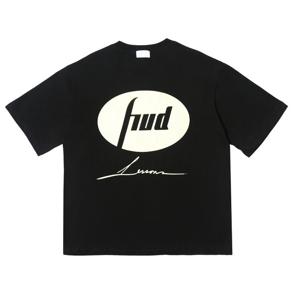 

20ss орел печатных мультфильм футболка мода простой хип-хоп короткие рукава лето повседневная свободные футболка high street мужчины женщины, White;black